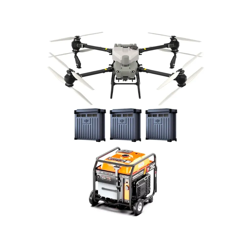 DJI AGRAS T50 3 BATERÍAS Y GENERADOR D12000iE