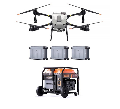 DJI AGRAS T25 COMBO 3 BATERÍAS Y GENERADOR D6000i